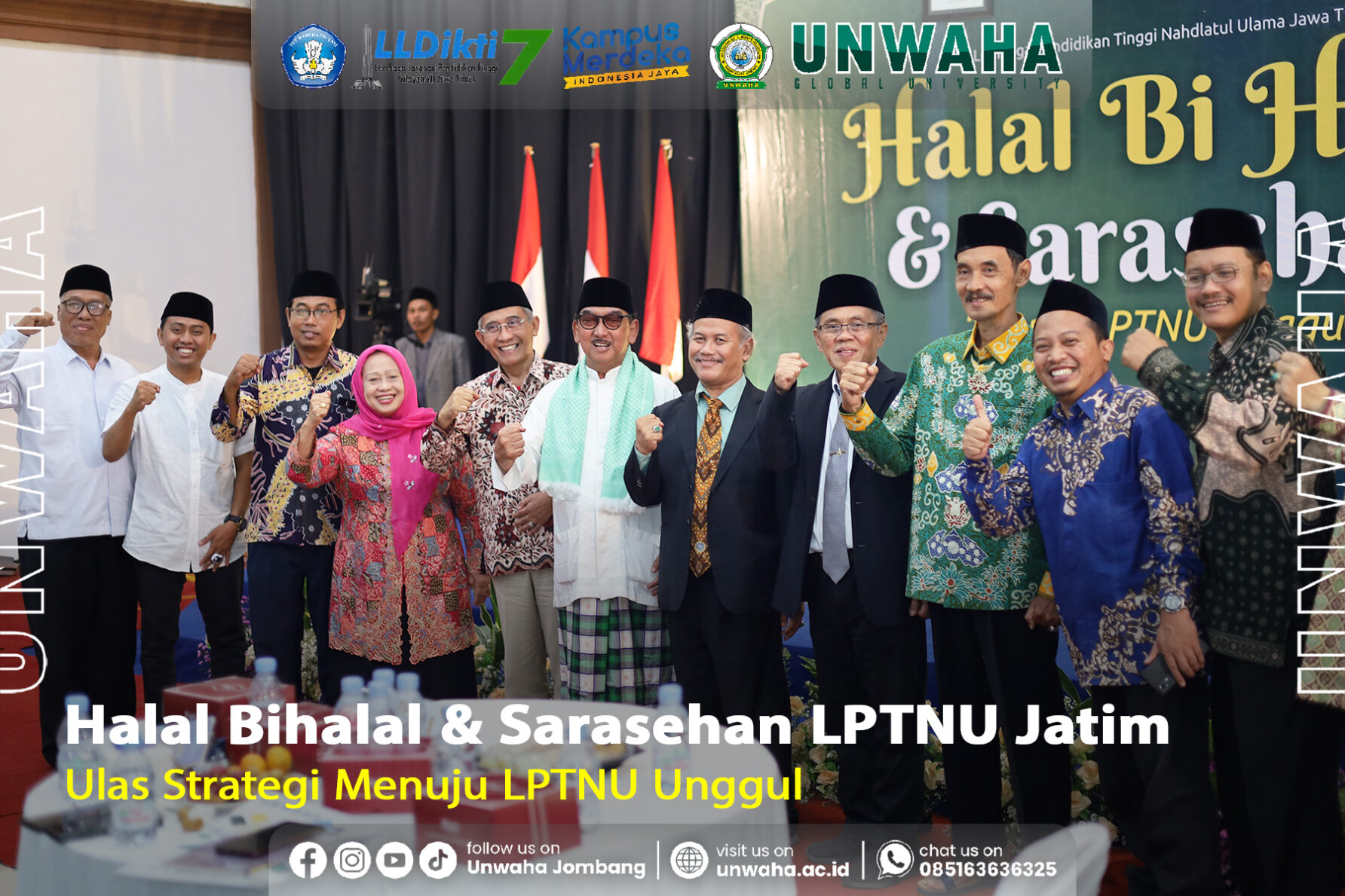 Halal Bihalal & Sarasehan LPTNU Jatim 2024, Ulas Strategi Menuju PTNU Unggul