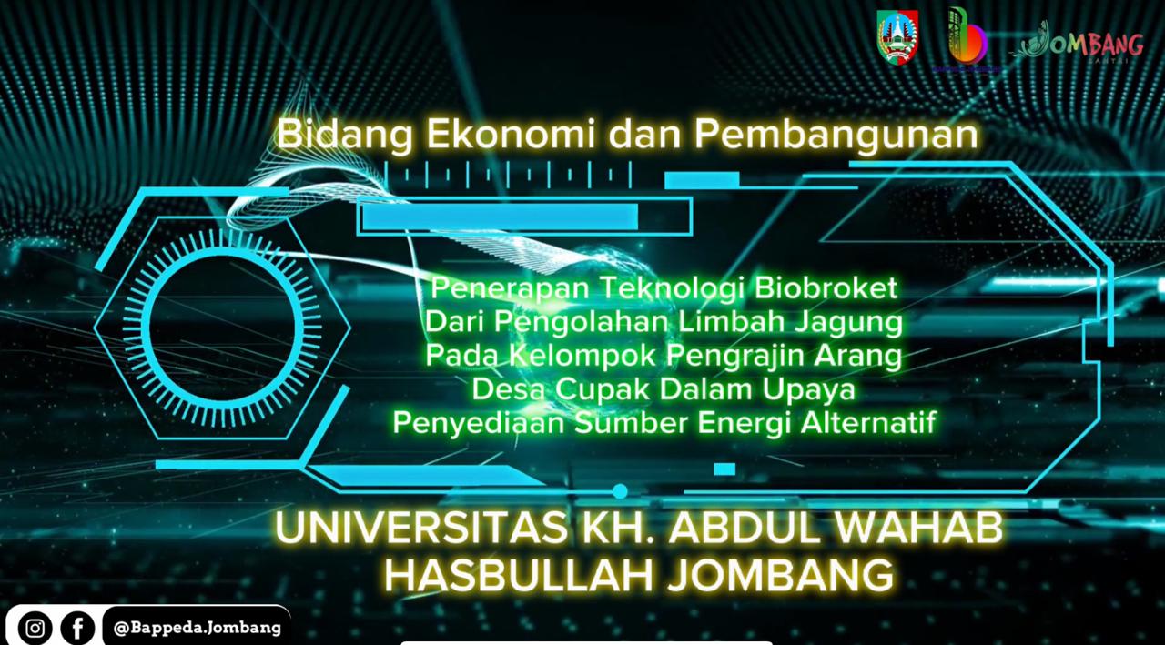 Lolos PPMBK Bappeda 2024, Dosen Unwaha Berhasil Kelola Limbah Jagung dengan Teknologi Biobriket