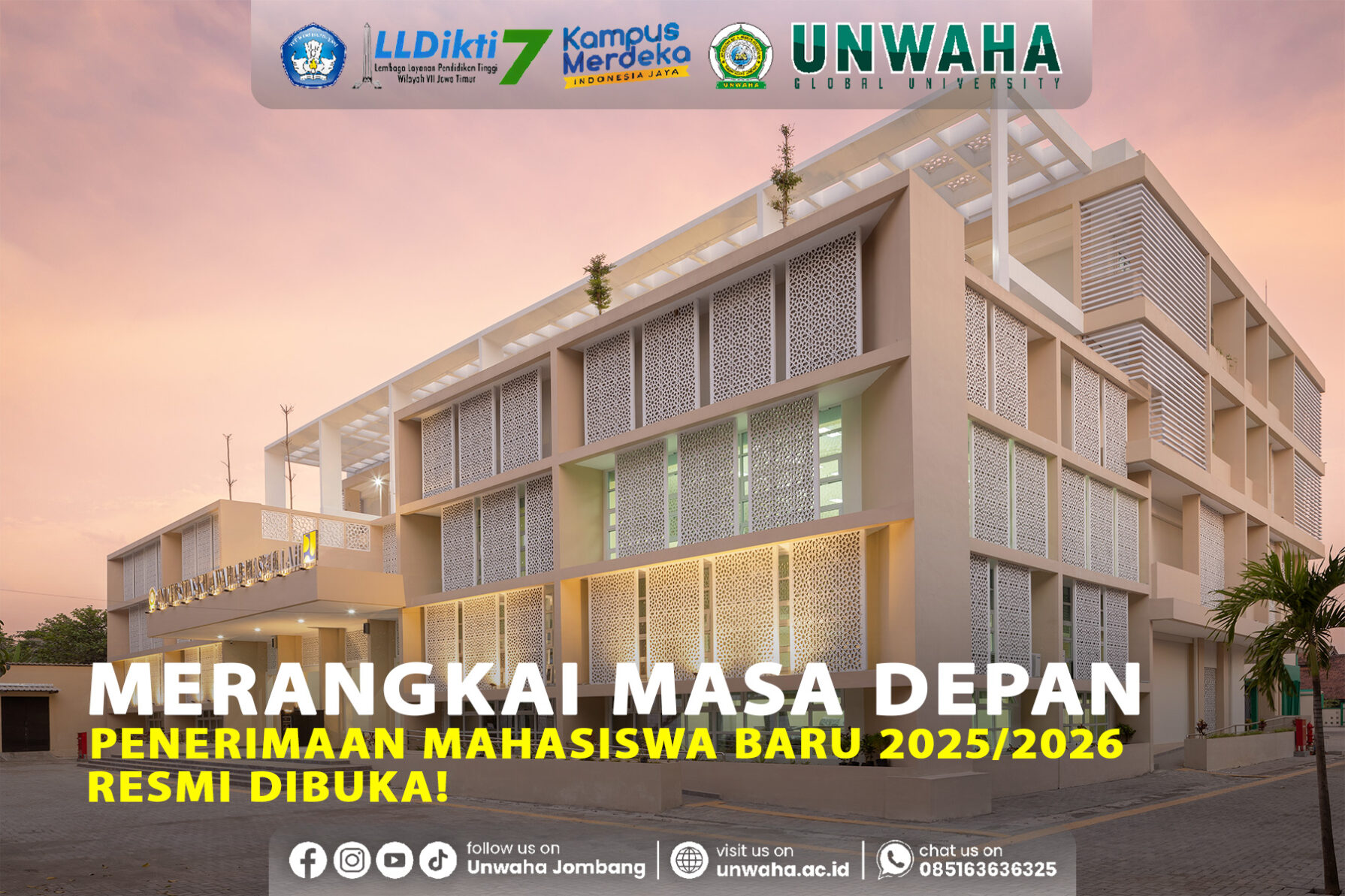 Merangkai Masa Depan, Penerimaan Mahasiswa Baru 2025/2026 Resmi Dibuka!